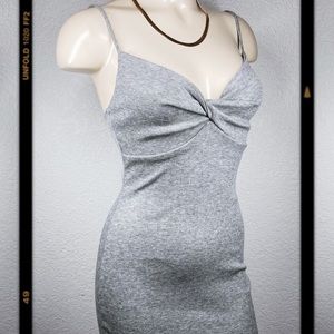 Light Grey Mini Dress